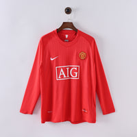 Manchester United Home Long Sleeve 07-08