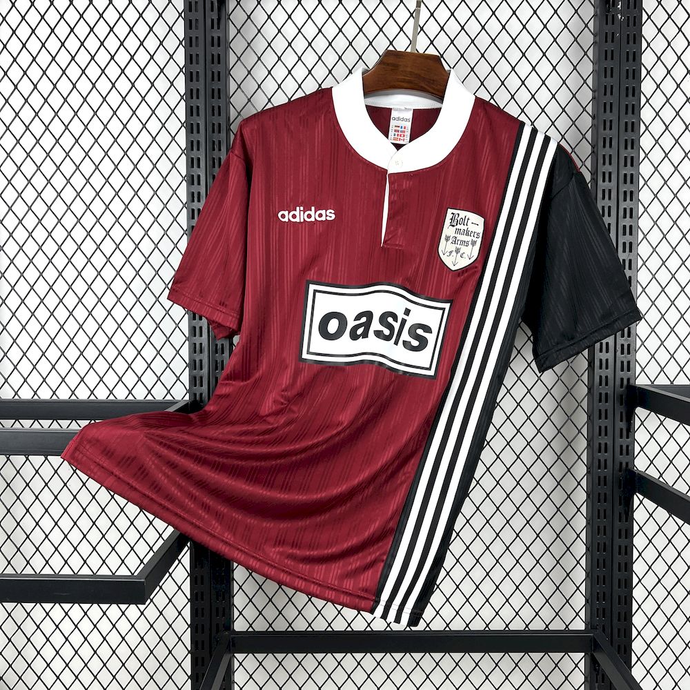 Adidas 1996 Retro Mens Oasis X Bolt Makers Arms Concept Jersey