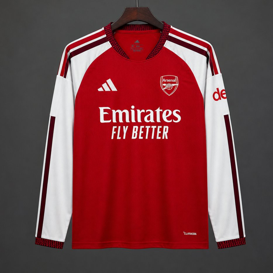 Arsenal Red Home Long Sleeve 26-27 — image 1
