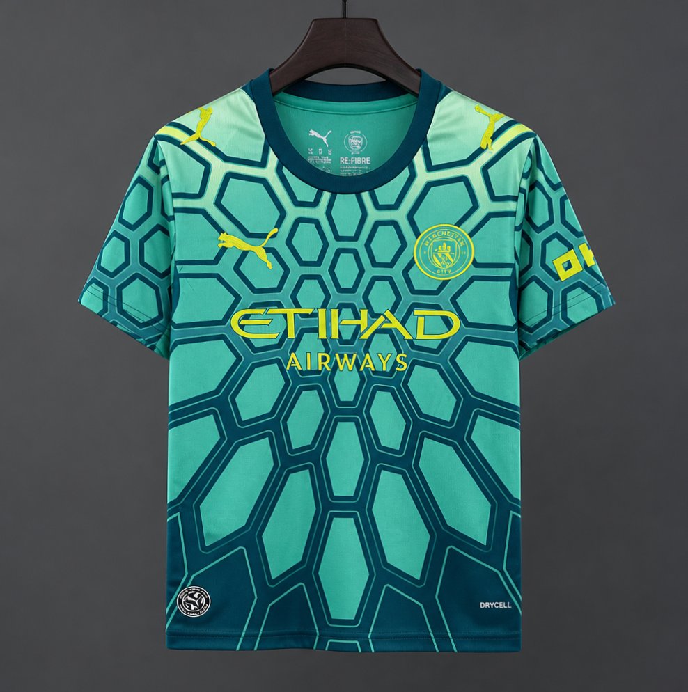 Manchester City Blue Geometric Goalkeeper 26-27 — image 1