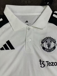 Manchester United White Polo 26-27