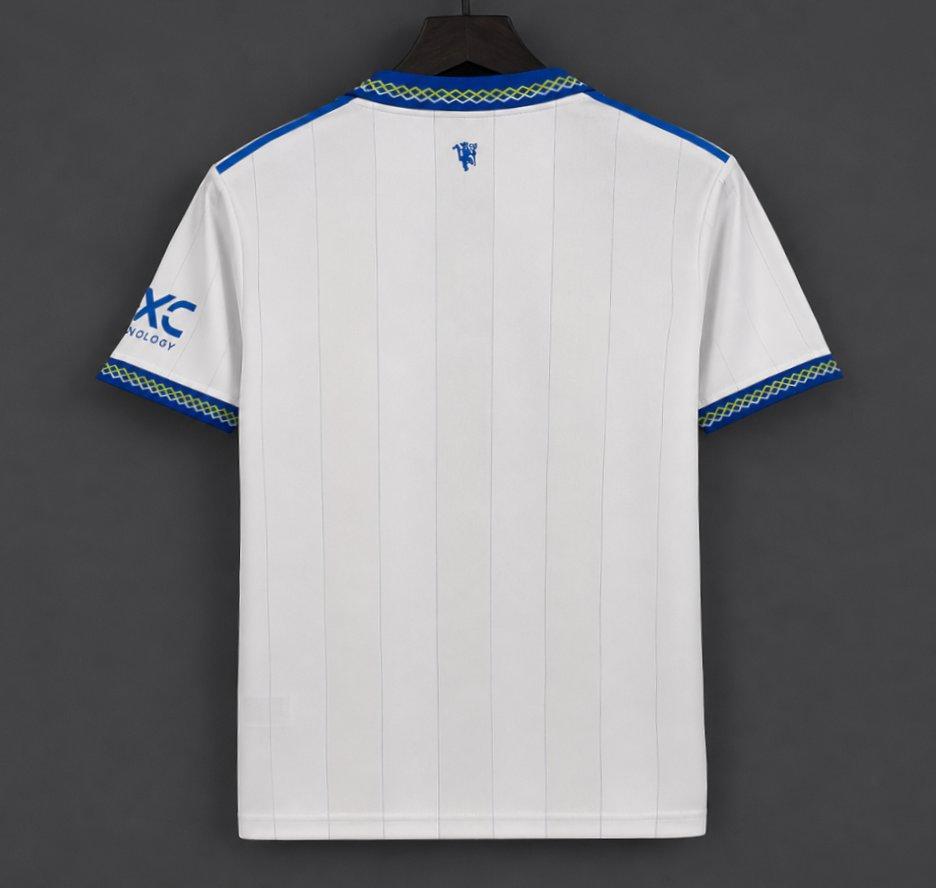Manchester United White Pinstripe Away 26-27 — image 2
